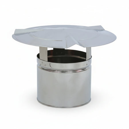 Fumaioli A Cappello In Acciaio Zincato- - Ø Cm.8 - 1 Pezzi
