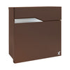 Cassetta Postale Alubox Nettuno 37X11X37 Ruggine- 1,0 Pz