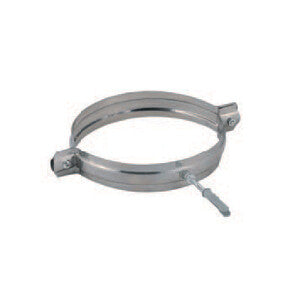 C Collare Inox C/Tassello P/Tubo D 25 Cm- 2,0 Pz