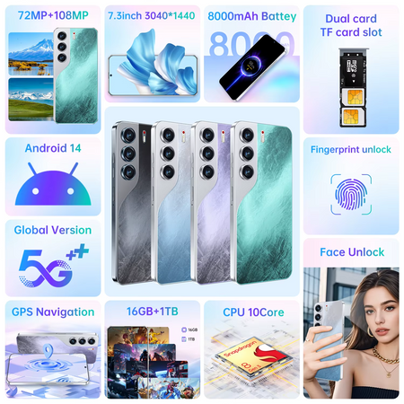 Cellulare Smartphone Android Camon 40 Pro 5G 16 GB + 1TB NERO Dual SIM NERO