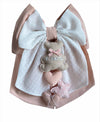 Fiocco nascita in cotone personalizzabile fatto a mano 35 x h 40 cm Made in Italy