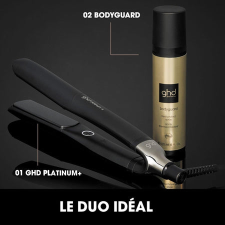Ghd Platinum+ Piastra & Styler Professionale Nera Per Tutti i Tipi di Capelli