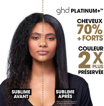 Ghd Platinum+ Piastra & Styler Professionale Nera Per Tutti i Tipi di Capelli