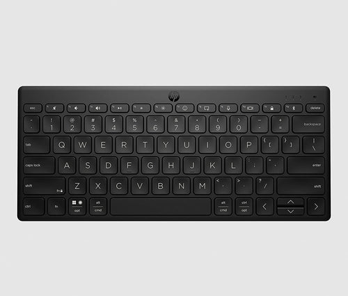 HP 350 Tastiera Wireless e Bluetooth 5.2, Connessione Multi-dispositivo, Qwerty