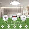 LEZOE Lampada da soffitto a LED con sensore di movimento, 18 W, 1800 lm