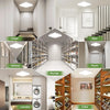 LEZOE Lampada da soffitto a LED con sensore di movimento, 18 W, 1800 lm