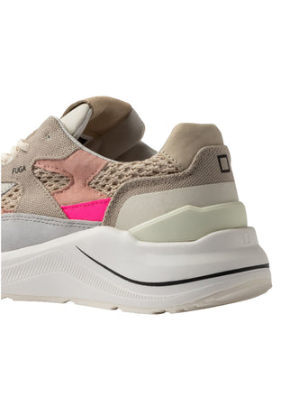 D.A.T.E. Sneaker Donna DATE FUGA NET Taupe da donna