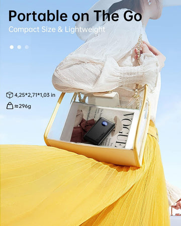 Power Bank 20000mAh, 22.5W PD & QC4.0 Coolreall Mini Powerbank Ricarica Rapida