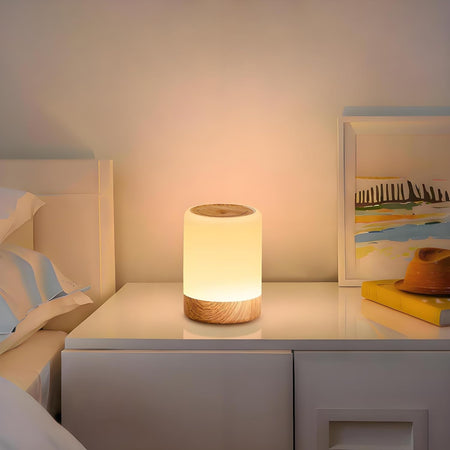 Luci notturne per bambini per camera da letto,da comodino touch senza fili