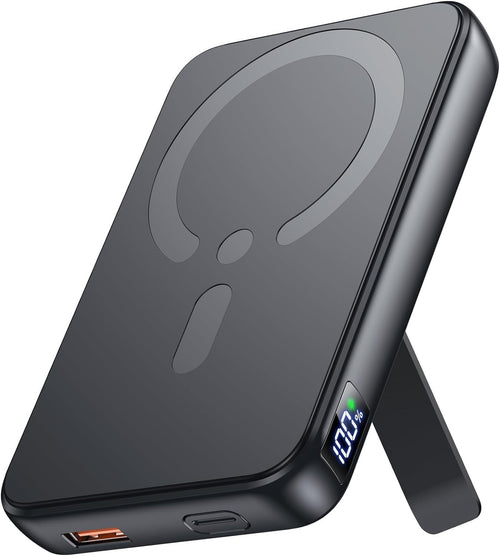 Caricabatterie Power bank portatile magnetico wireless 12000 mAh ricarica rapida
