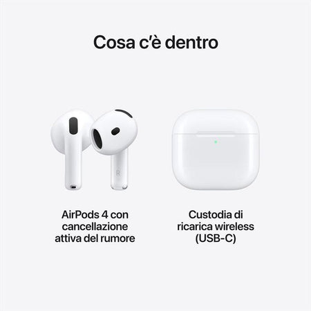 Apple AirPods 4 Generazione ANC Cancellazione Del Rumore USB-C