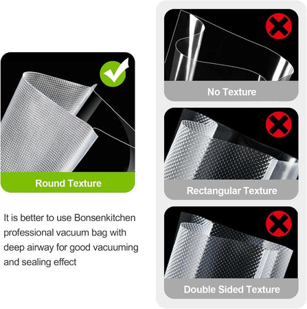 Macchina per sottovuoto Bonsenkitchen con taglierina integrata per alimenti