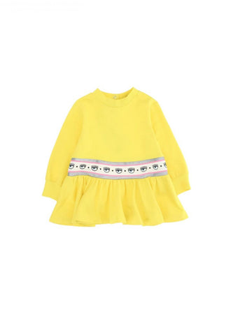 CHIARA FERRAGNI Vestito Bambina Chiara Ferragni 530900_0010_GIALLO da bambino