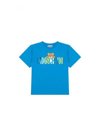 moschino T-shirt Bambino Moschino HMM050_LAA02_41047 da bambino