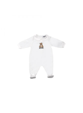 moschino Tutina Bambino unisex Moschino MUT04I_LCA40_BIANCO da bambino