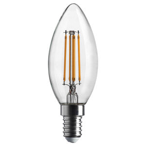 Lampadina Led Oliva Stick 6,5W E14 806Lm 2700K- 10,0 Pz