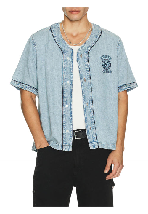 GUESS JEANS Camicia di Jeans Uomo Guess Jeans Regular Fit da uomo