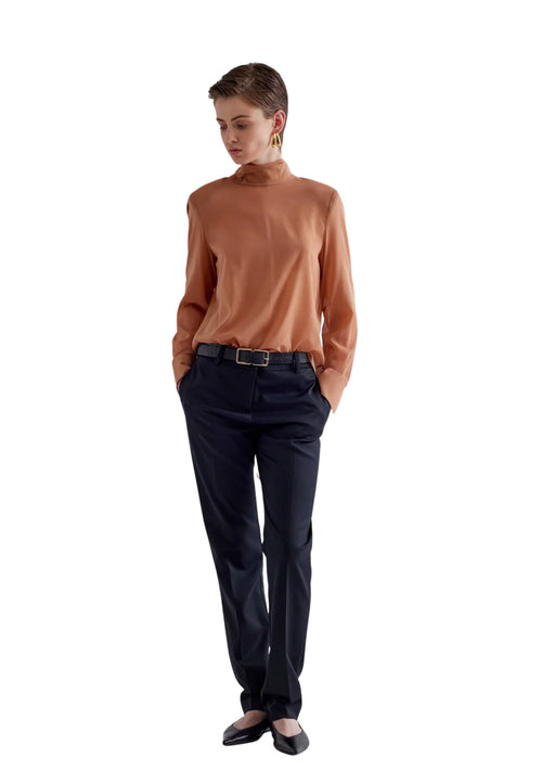 ERIKA CAVALLINI BLUSA ACHILLE Donna nodo collo da donna