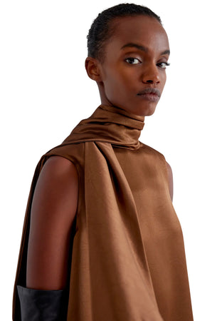 ERIKA CAVALLINI BLUSA ACHILLE Donna lucida da donna