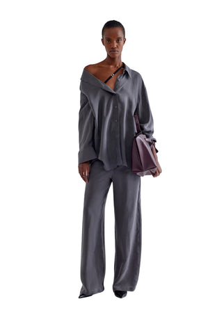 ERIKA CAVALLINI PANTALONE CAMILLO Donna in cupro da donna