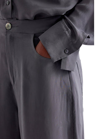 ERIKA CAVALLINI PANTALONE CAMILLO Donna in cupro da donna