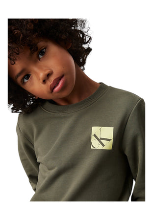 calvin klein Felpa girocollo Bambino unisex Calvin Klein da bambino