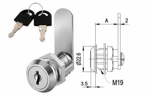 Cilindro A Leva 6000- - Mm.16 (6016.19) - 5 Pezzi Potent