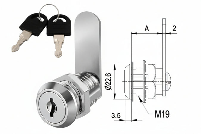 Cilindro A Leva 6000- - Mm.16 (6016.19) - 5 Pezzi Potent