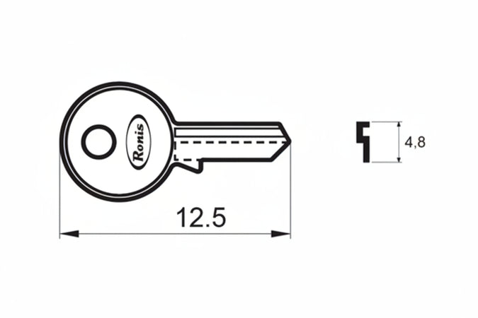 Chiave Grezza K2715/20 R1 - 10 Pezzi Potent