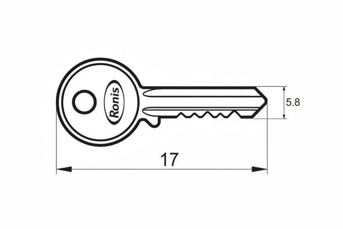 Chiave Grezza K2725 R1 - 10 Pezzi Potent