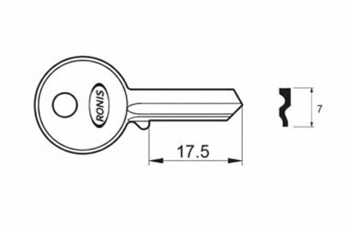 Chiave Grezza K2730 R1 - 10 Pezzi Potent