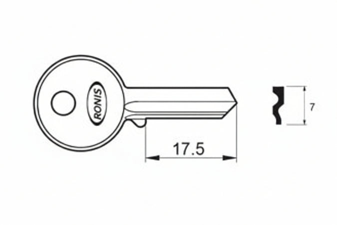 Chiave Grezza K2730 R1 - 10 Pezzi Potent