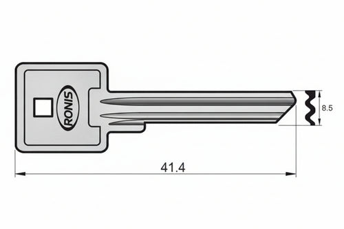 Chiave Grezza K2640 R1 - 10 Pezzi