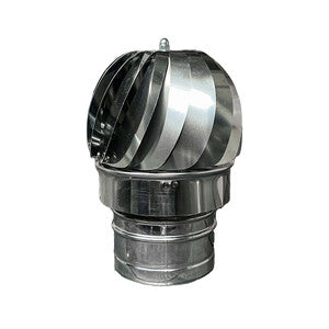 C Fumaiolo Girevole Inox Tondo D 25Cm- 1,0 Pz