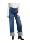 LEE JEANS Jeans wide leg Donna con piegone da donna