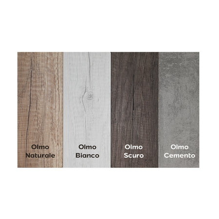 Top In Legno Per Base Mod. Unika- Cm 80X46X1,8 Olmo Naturale- Dh- Pezzi 1