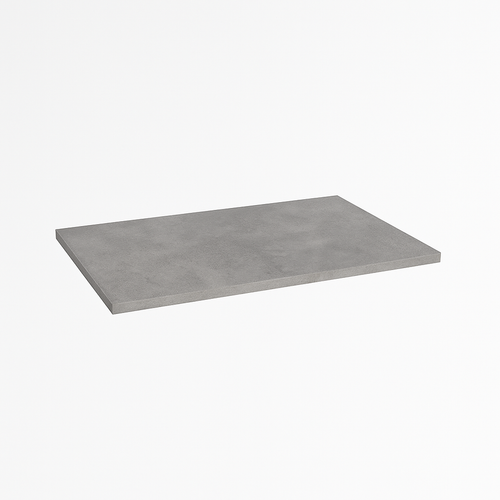 Top In Legno Per Base Mod. Unika- Cm 100X46X1,8 Olmo Cemento- Dh- Pezzi 1