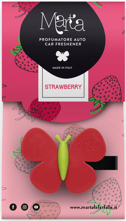 Fra-Ber Profumatore Auto ''Marta La Farfalla'' Fragola
