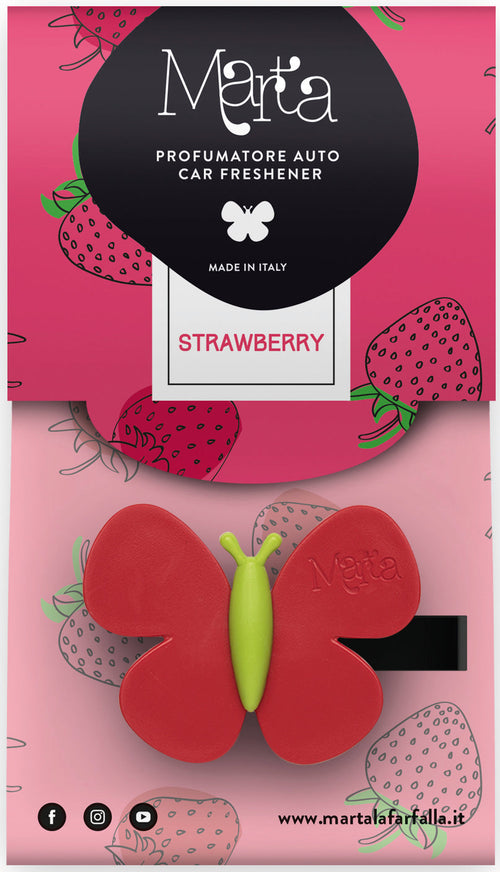Fra-Ber Profumatore Auto ''Marta La Farfalla'' Fragola