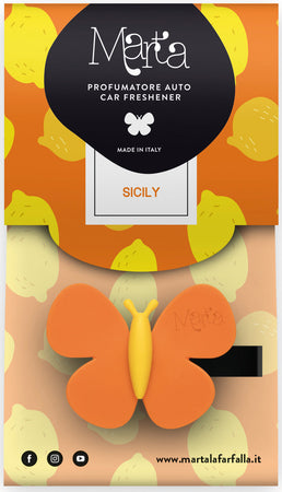 Fra-Ber Profumatore Auto ''Marta La Farfalla'' Sicilia