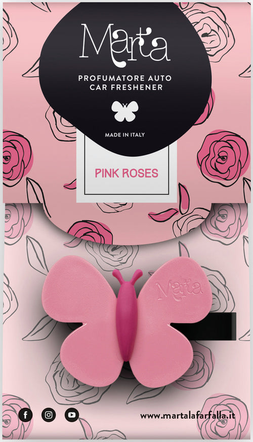 Fra-Ber Profumatore Auto ''Marta La Farfalla'' Rose