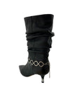 AREZZO Stivali arricciati tacco 3cm Donna con catena da donna