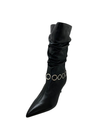 AREZZO Stivali arricciati tacco 3cm Donna con catena da donna