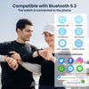 Orologio Smartwatch Uomo Fitness Tracker Pressione Sanguigna SpO2 100+ Impermeab