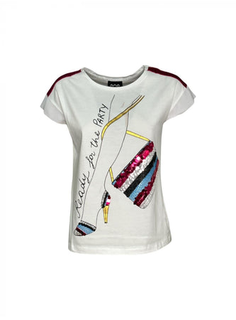 VERY SIMPLE T-shirt Donna Very Simple 117CO da donna