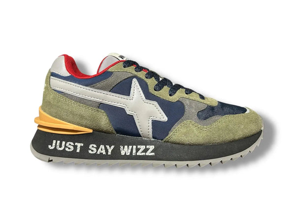 W6YZ Sneakers Uomo 2015185111F91 verde-blu da uomo