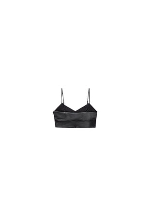 ANIYE BY Crop top Carly Donna in ecopelle da donna