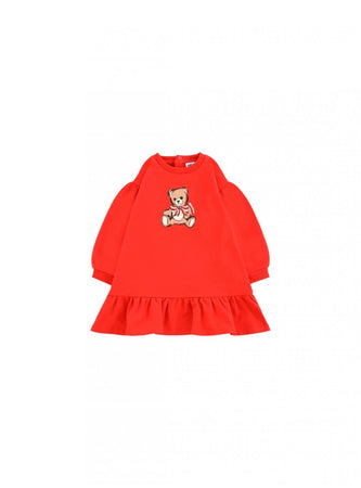moschino Vestito Bambina Moschino MDV0CW_ROSSO da bambino
