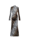 ANIYE BY Vestito lungo Nadine maculato Donna scollo su schiena da donna