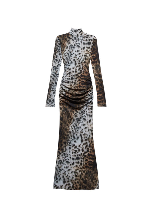 ANIYE BY Vestito lungo Nadine maculato Donna scollo su schiena da donna